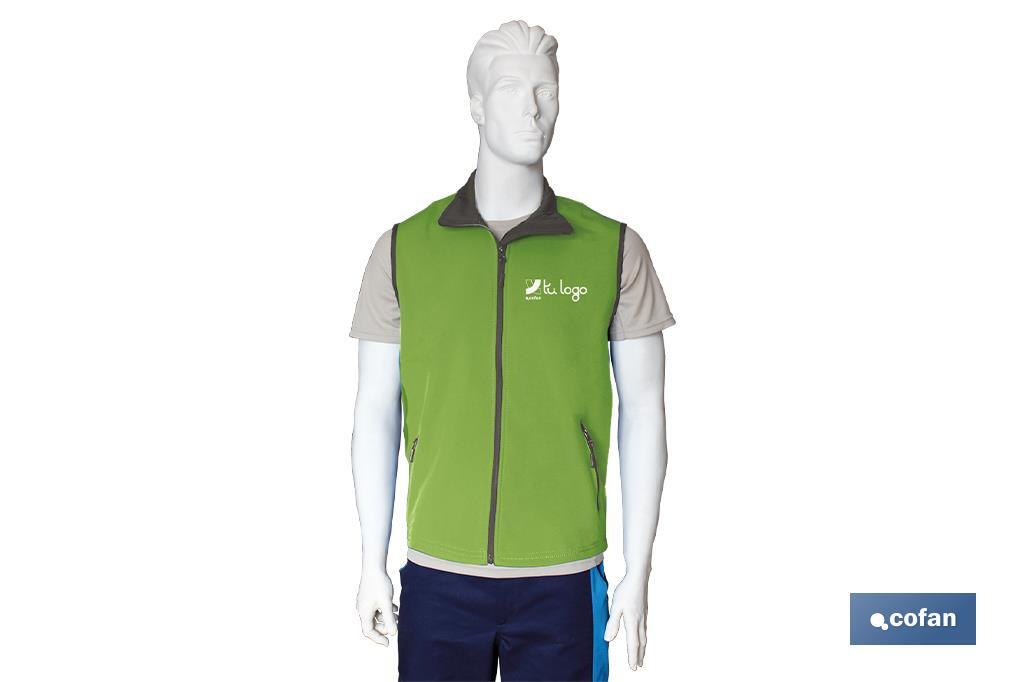 Sleeveless vest with two front pockets - Cofan